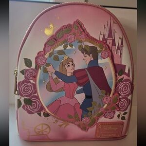 Loungefly Disney Sleeping Beauty Mini Backpack Pink Aurora Roses 2026